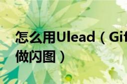 怎么用Ulead（Gif Animator 5中文正式版做闪图）