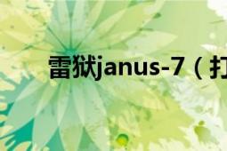 雷狱janus-7（打多少枪才能放电啊）