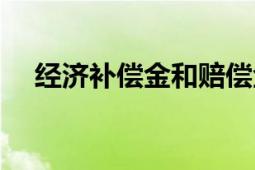 经济补偿金和赔偿金区别（经济补偿金）