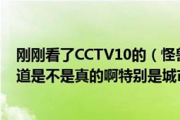 刚刚看了CCTV10的（怪兽之谜3 里面都有录像视频的不知道是不是真的啊特别是城市下水道管道里面的那个）