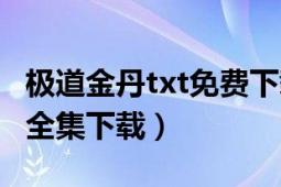 极道金丹txt免费下载（《皇道金丹》最新txt全集下载）