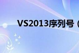 VS2013序列号（求VS2008序列号）