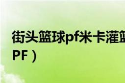 街头篮球pf米卡灌篮技巧（街头篮球15-25的PF）