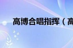 高博合唱指挥（高博 中国吉他演奏者）