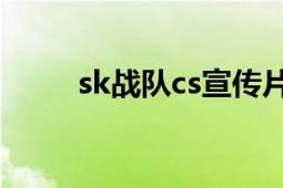 sk战队cs宣传片（SK战队的介绍）