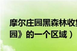 摩尔庄园黑森林收集（黑森林 页游《摩尔庄园》的一个区域）