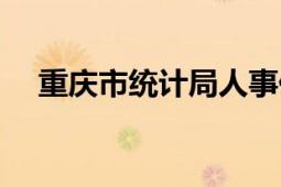 重庆市统计局人事任命（重庆市统计局）