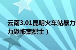 云南3.01昆明火车站暴力恐怖案（张建光 31昆明火车站暴力恐怖案烈士）