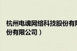 杭州电魂网络科技股份有限公司官网（杭州电魂网络科技股份有限公司）