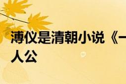 溥仪是清朝小说《一层楼》和《泣红亭》的主人公