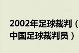 2002年足球裁判（刘威 1980年12月出生的中国足球裁判员）