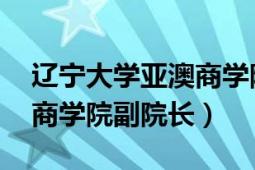 辽宁大学亚澳商学院书记（韩亮亮 辽宁大学商学院副院长）