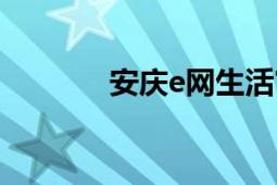 安庆e网生活官网（安庆e网）