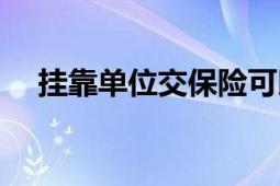 挂靠单位交保险可以报生育险吗（挂靠）