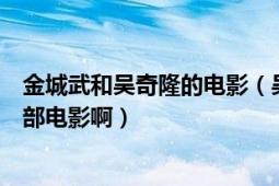 金城武和吴奇隆的电影（吴奇隆和金城武早期应该拍过好几部电影啊）