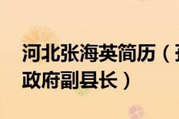 河北张海英简历（孙海英 河北省张北县人民政府副县长）