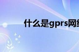 什么是gprs网络（什么是GPRS）