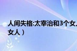 人间失格:太宰治和3个女人解说（人间失格：太宰治和3个女人）