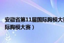 安徽省第11届国际胸模大赛（“合肥华美杯”安徽第二届国际胸模大赛）