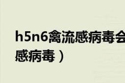 h5n6禽流感病毒会传染给人吗（H5N6禽流感病毒）