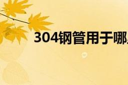 304钢管用于哪里（304钢管属于）