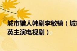 城市猎人韩剧李敏镐（城市猎人 韩国2011年李敏镐、朴敏英主演电视剧）