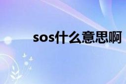 sos什么意思啊（SOSMM是什么）