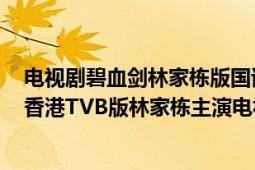 电视剧碧血剑林家栋版国语全集在线播出（碧血剑 2000年香港TVB版林家栋主演电视剧）