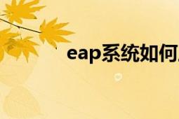 eap系统如何工作（eap系统）