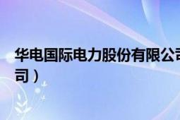 华电国际电力股份有限公司股票（华电国际电力股份有限公司）