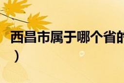 西昌市属于哪个省的城市（西昌市属于哪个省）