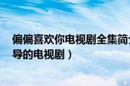 偏偏喜欢你电视剧全集简介（偏偏喜欢你 2015年吴锦源执导的电视剧）