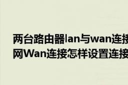 两台路由器lan与wan连接方法（十个路由器连接建立局域网Wan连接怎样设置连接）