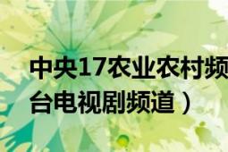 中央17农业农村频道最新电视剧（中央电视台电视剧频道）