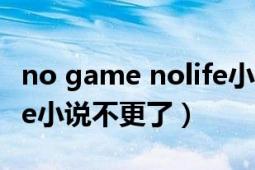 no game nolife小说在哪看（nogamenolife小说不更了）