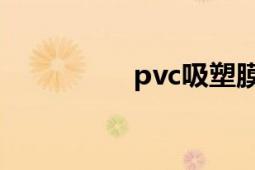 pvc吸塑膜（PVC吸塑）