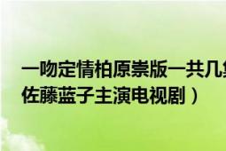 一吻定情柏原崇版一共几集（一吻定情 日本1996年柏原崇佐藤蓝子主演电视剧）