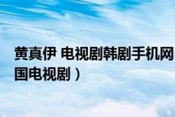 黄真伊 电视剧韩剧手机网（黄真伊 2006年金哲奎执导的韩国电视剧）