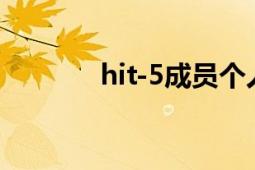 hit-5成员个人资料（HIT-5）