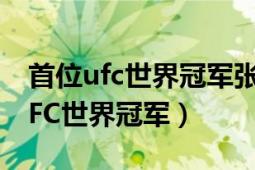 首位ufc世界冠军张伟丽（张伟丽 亚洲首位UFC世界冠军）