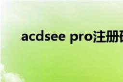 acdsee pro注册码（ACDSee注册码）