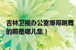 吉林卫视办公室爆哥跳舞（吉林卫视办公室的故事暴哥跳舞的那是哪儿集）