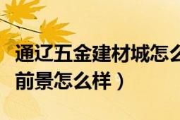 通辽五金建材城怎么样（通辽五金建材城发展前景怎么样）