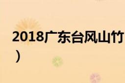 2018广东台风山竹（2018广东台风山竹几级）