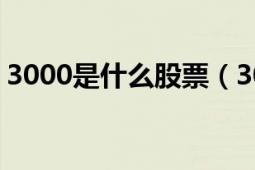 3000是什么股票（300050股票最高时多少）