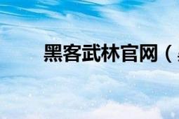 黑客武林官网（黑客武林这个网站）