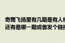 奇舞飞扬里有几期是有人模仿exo的（可以说一下全面的吗 还有是哪一期或者发个链接）