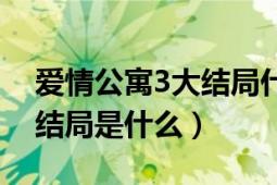 爱情公寓3大结局什么意思（爱情公寓3的大结局是什么）