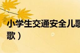 小学生交通安全儿歌视频（小学生交通安全儿歌）