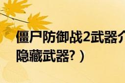 僵尸防御战2武器介绍（僵尸防御战2怎么买隐藏武器?）